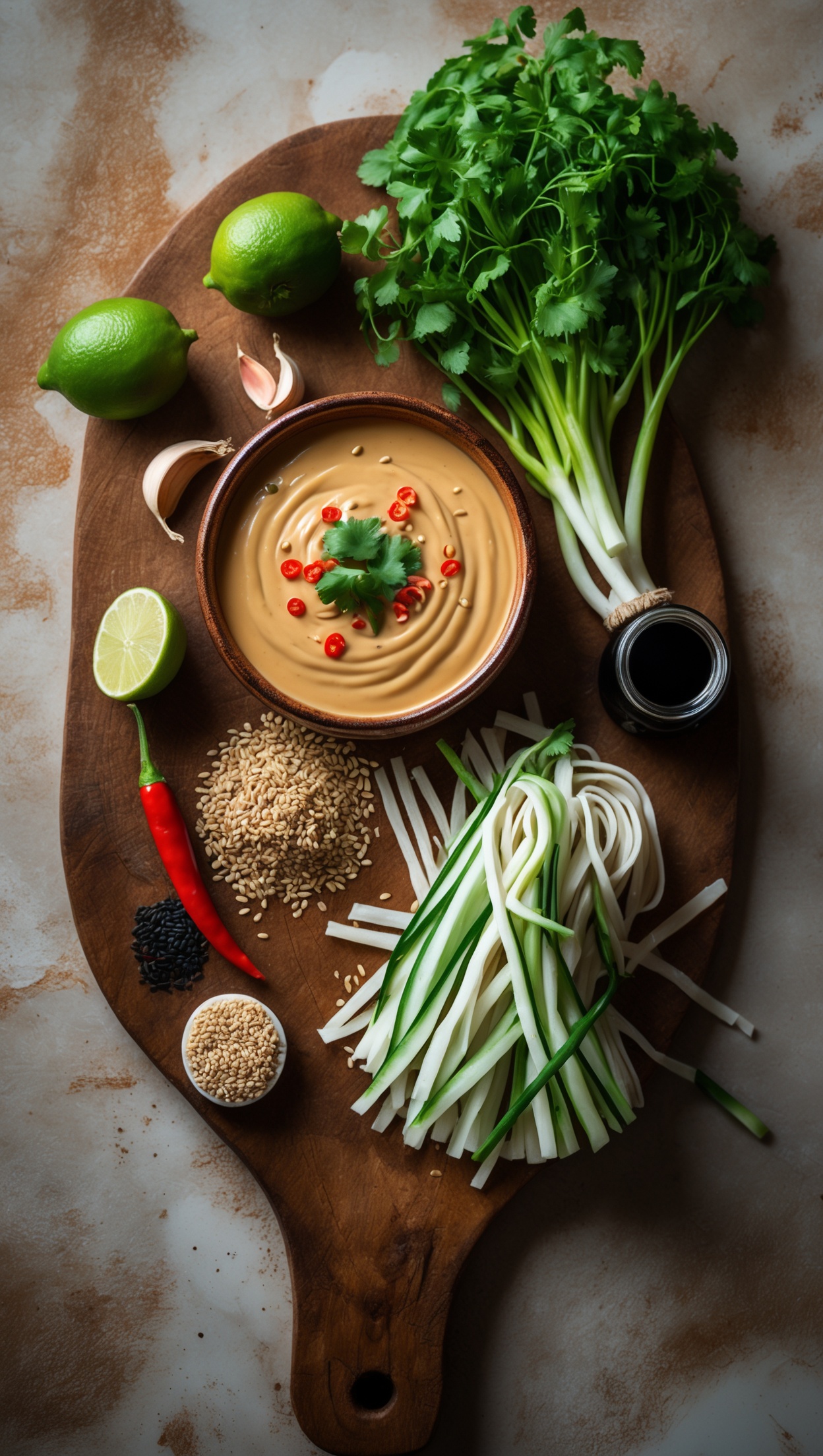 5-Minute Spicy Peanut Cold Noodle Salad