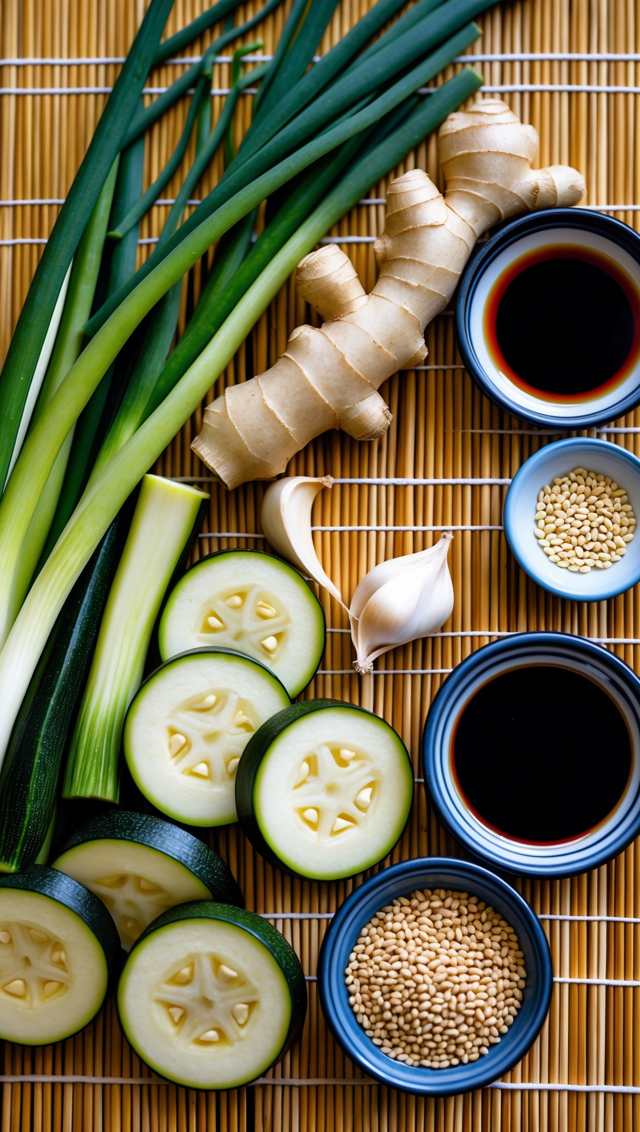 Authentic Salmon Yakitori with Scallions & Zucchini Recipe