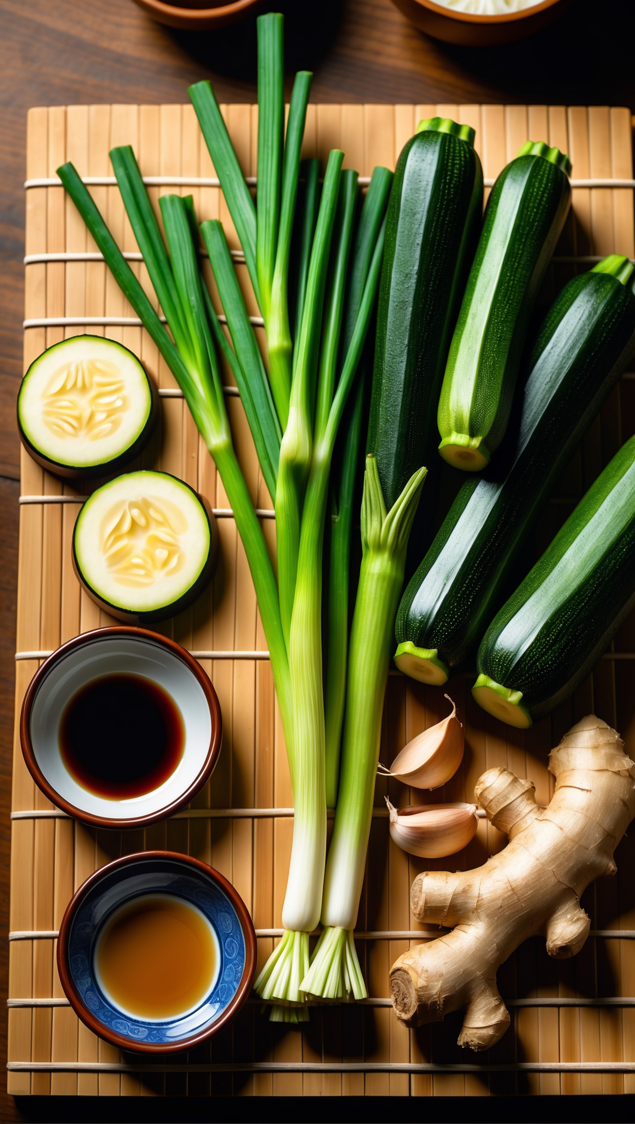 Authentic Yakitori-Style Salmon with Scallions & Zucchini