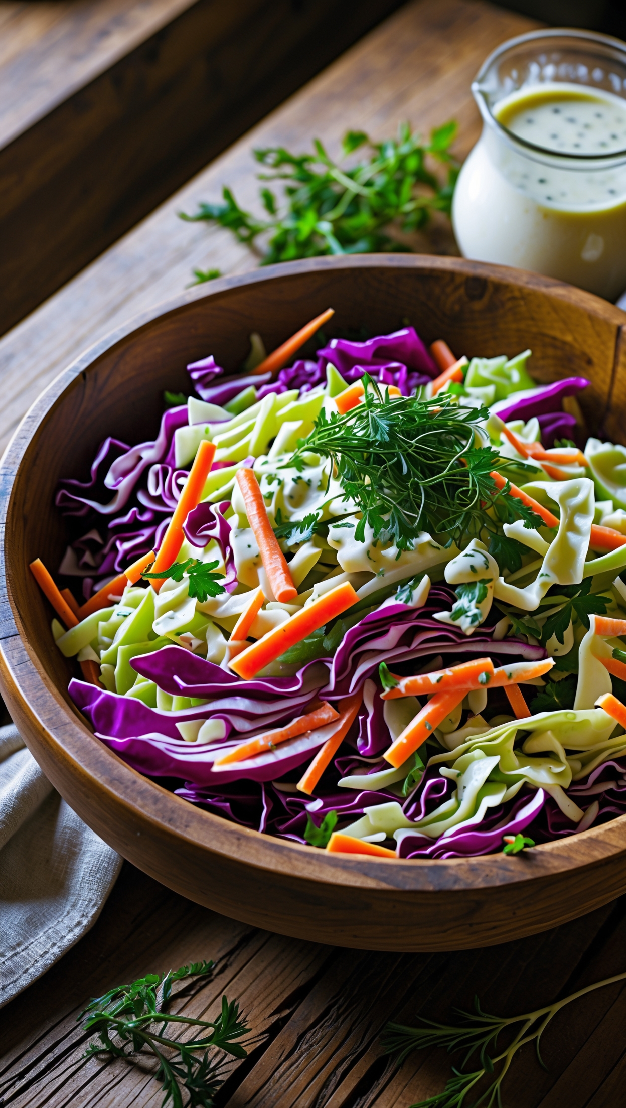 Fresh Cabbage Salad - Crispy, Healthy & Delicious!