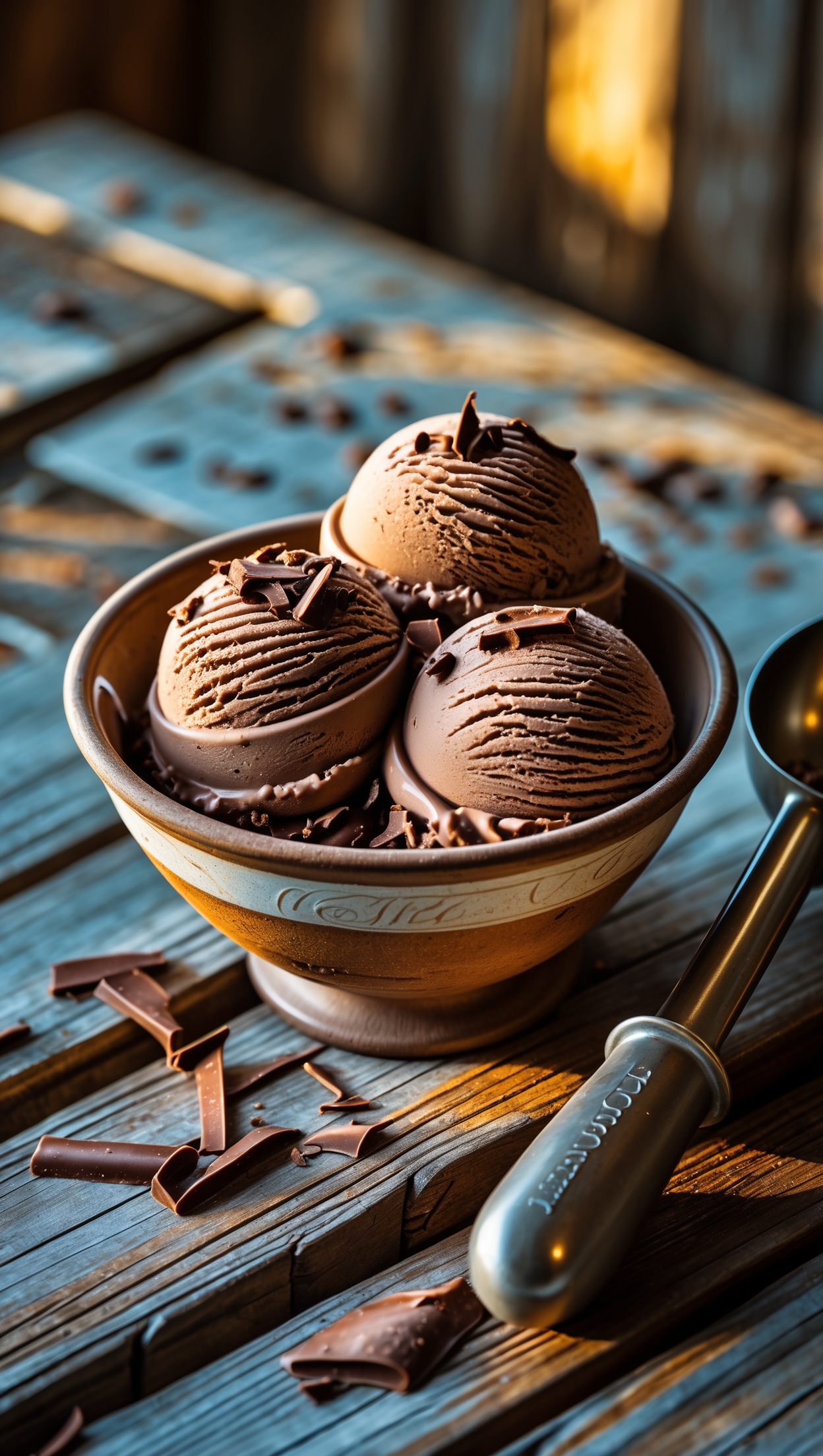Rich Homemade Chocolate Ice Cream Recipe