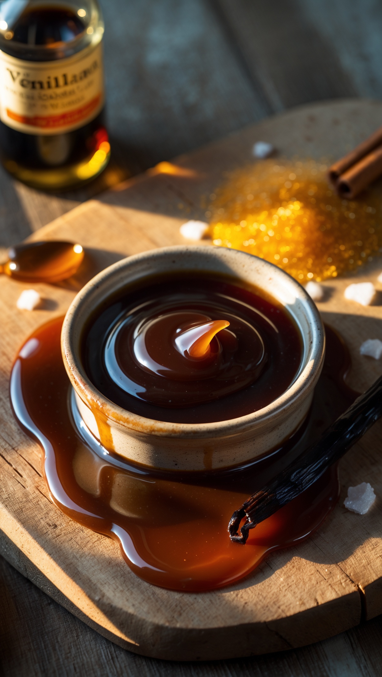 Rich Caramel Sauce with a Balsamic Twist