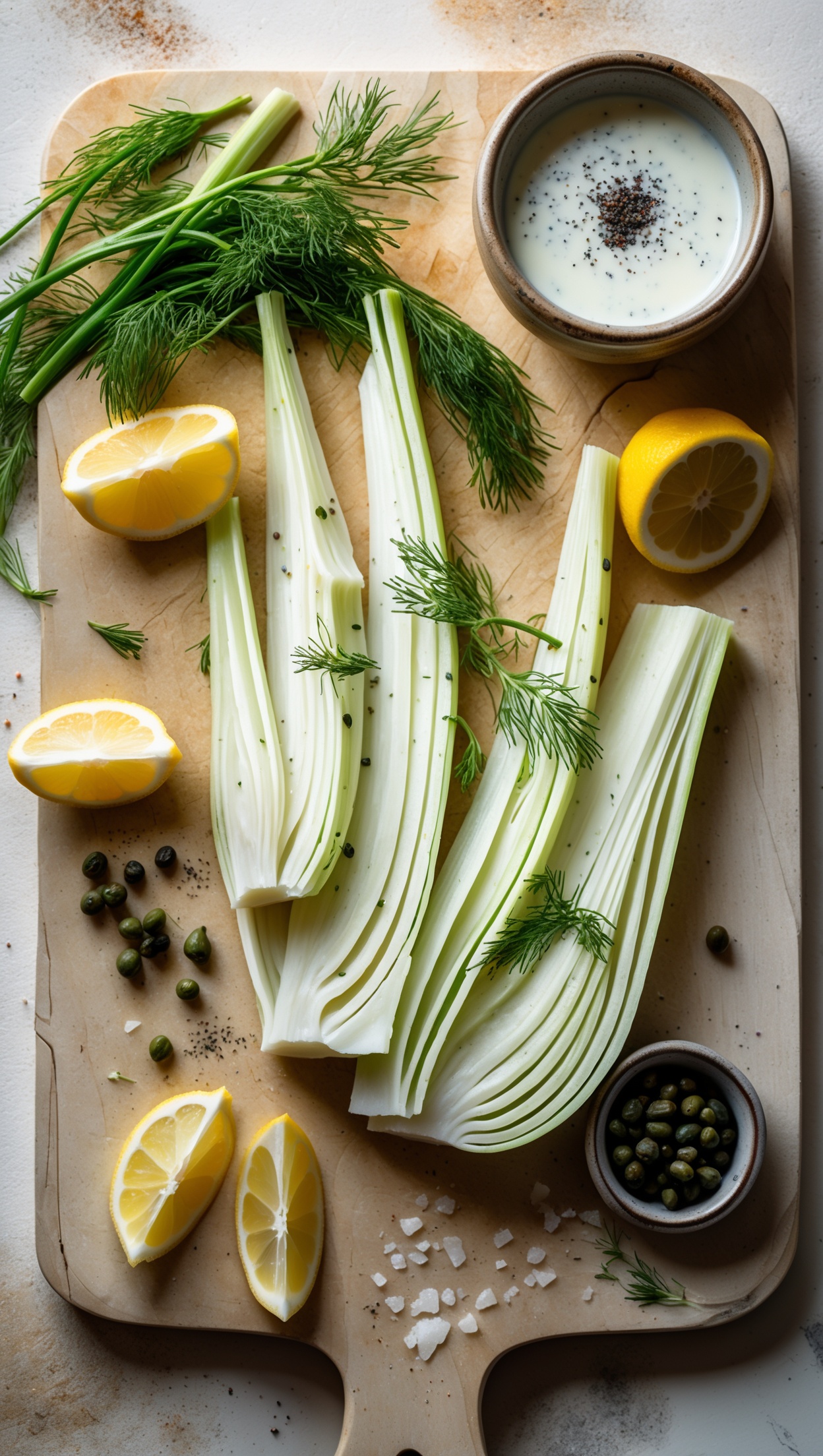Trout with Fennel & Buttermilk Sauce Recipe