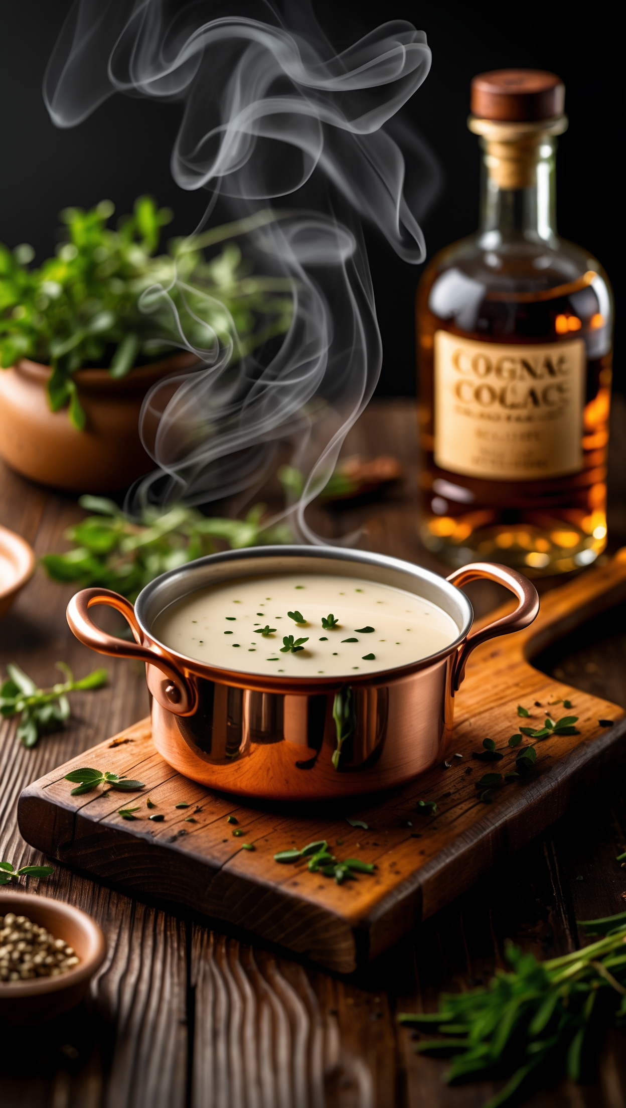Cognac Cream Sauce Recipe - Elegant & Rich