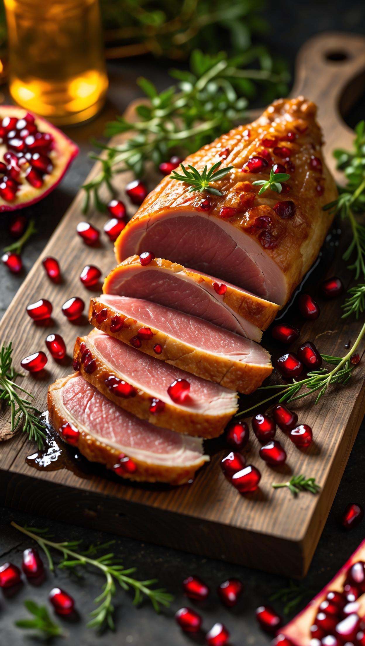 Mediterranean Duck Breast with Herbs & Pomegranate