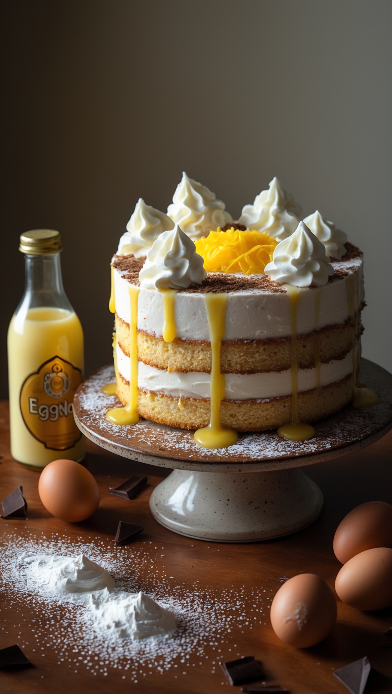 Homemade Eggnog Cake — Classic Recipe
