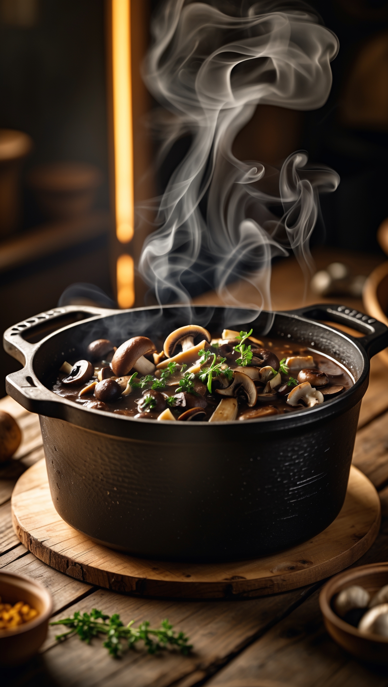 Rich Mushroom Bourguignon - Hearty French Classic
